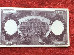 Un Carnet Complet 10 Billets De 5000 Lires Italie Société Des Banque Enfantine ,Les Jouets Jeu Transcar, Monnaie-Fictifs - Specimen