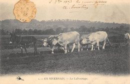 CPA 58 EN NIVERNAIS LE LABOURAGE / AGRICULTURE - Altri & Non Classificati