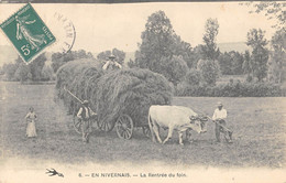 CPA 58 EN NIVERNAIS LA RENTREE DU FOIN / AGRICULTURE - Autres & Non Classés