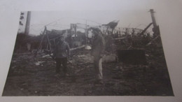 ♥️♥️ PHOTOGRAPHIE .AMATEUR  MONTLUCON 1943 BOMBARDEMENT USINE DUNLOP RAYMOND GUILLOT 15/16 SEPTEMBRE - Guerra, Militari