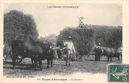 CPA 63 TYPES D'AUVERGNE LA FENAISON / AGRICULTURE - Autres & Non Classés