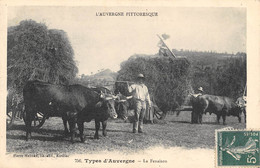 CPA 63 TYPES D'AUVERGNE LA FENAISON / AGRICULTURE - Andere & Zonder Classificatie