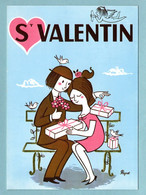 CP Illustrateurs - Peynet - St Valentin, Fête Des Fiancés. - Cachet Commémoratif Du 11 02 1973 36 St Valentin - Peynet