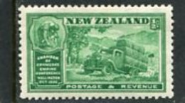 NEW ZEALAND - 1936  1/2d  CHAMBER 0F COMMERCE  MINT NH - Ongebruikt