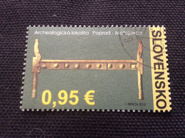 SK 2018 YT 739 Oblitéré Archéologie Lit Du IV° Siècle De Matejovce. Archeology Bed - Used Stamps