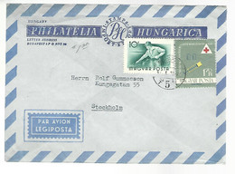 55907 ) Hungary  Postmark Air Mail - Brieven En Documenten