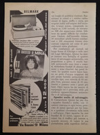 1964 - FONOVALIGIA MINA SAN REMO - 1 Pag. Pubblicità Cm. 13 X 18 - Posters