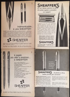 1963 - Penne SHEAFFER'S - 4 Pag. Pubblicità Cm. 13 X 18 - Stylos