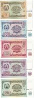 Tajikistan SET - 1 5 10 20 50 Rubles 1994 - UNC - Tajikistan