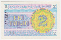 Kazakhstan P 2 D - 2 Tyin 1993 - UNC - Kazakhstan