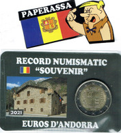 EURO ANDORRA 2 EUROS 2021 AVEC BLISTER - Andorra