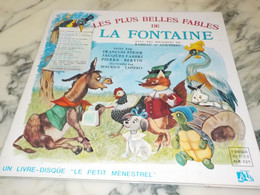 DISQUE 33 TOURS LES PLUS BELLES FABLES DE LA FONTAINE - Children