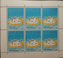 Space Cosmos Sheet 6v Oman , Cosmonaut Space Ships Mnh - Collections