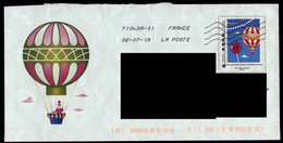 France - Frankreich Entier Postal 2010 ACEP N°ENIDT73-01 - Michel N°GZS(?) (o) - Mongolfières - Prêts-à-poster: Other (1995-...)