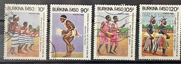 BURKINO FASO - (0) - 1986 - # 717/721  4 VALUES - Burkina Faso (1984-...)