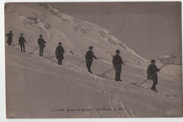 Carte Postale ORSIERES 1917, Skieurs, Les Moines En Skis, éditeurs JULLIEN FRERES....CP11 - Orsières