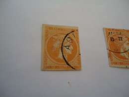 GREECE USED LARGE HERMES HEADS  10L    WITHOUT  NUMBERS - Altri & Non Classificati
