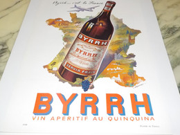 ANCIENNE PUBLICITE C EST LA FRANCE BYRRH  1953 - Alcools