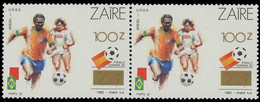 1413A**X2 - Coupe Du Monde De Football / Wereldbeker Voetbal / Fussballweltmeisterschaft - "España 82"- ZAÏRE - Nuovi