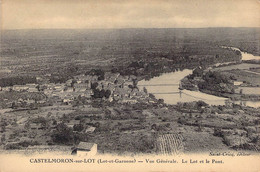 CPA - 47 - Castelmoron Sur Lot - Vue Générale - Le Lot Et Le Pont - Castelmoron