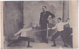 SPORT ESCRIME - FLEURET ? REGION DE L'OUEST CONCOURS  NANTES JANVIER 1907 - JEUNE CHAMPION MABILEAU - Fencing