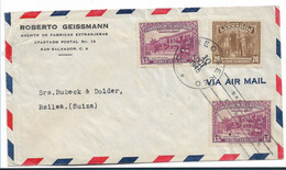 Sal101 / EL SALVADOR - Präsidentenpalast (2 X) + Balsamgewinnung  1945 In Die Schweiz - Salvador