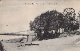 CPA - 47 - MARMANDE - Quai De La Grave Et Pont Suspendu - Marmande