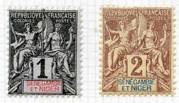 SENEGAMBIE Et NIGER < N° 1 Et 2 Bien Centré ⭐ Neuf Ch ⭐ MH - Unused Stamps