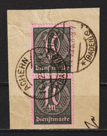 MiNr. D 68 Briefstück  ACHERN - Oficial