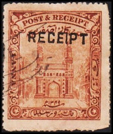 1934. HYDERABAD. 1 A Char Minar Overprinted RECEIPT.  - JF523627 - Chamba