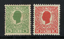 Antilles Danoises 1905:  Les Y&T 27-28 Neufs* - West Indies