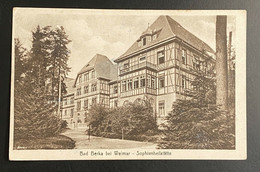 AK BAD BERKA B. WEIMAR Sophienheilstätte Ca. 1940 - Bad Berka