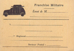 Carte Postale Militaire * FM Franchise Militaire * CPA Illustrateur * Camion Matériel * Correspondance Ww1 - Oorlog 1914-18