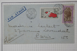 BA10 MADAGASCAR  BELLE  LETTRE   1931 PETIT BUREAU  ANTAHALA   POUR PARIS   FRANCE  ++ AFFRANC. INTERESSANT - Lettres & Documents