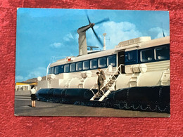 Aéroglisseur Liaison Le Portel(Boulogne)Douvres-☛Carte Postale Flamme Thème Transport Bateaux Aéroglisseur-250 Passagers - Hovercrafts