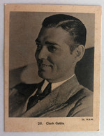 Belle Image Chromo Ancienne Années 1930 Acteur Américain Clark Gable Concours Duquesne - Other & Unclassified