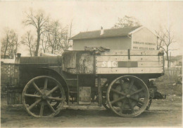 Montreuil Sous Bois * Carte Photo Photographe LA PHOTO FILM 1924 * Tracteur D'artillerie AUSTRO DAIMLER Mines - Montreuil