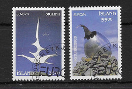 Island 1993 Europa/Cept Mi.Nr. 786/87 Kpl. Satz Gestempelt - Oblitérés