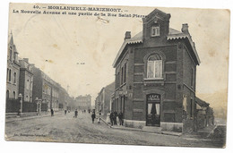 M.L.  Morlanwelz-Mariemont (7140) : La Nouvelle Avenue Et Une Partie De La Rue Saint-Pierre (Ed. Bourgeois-Spinet). CPA. - Morlanwelz