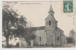 CARTE POSTALE    Eglise De MILHAGUET 87 - Autres & Non Classés