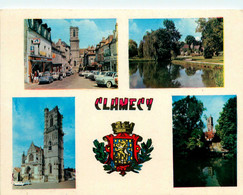 Clamecy * Souvenir De La Commune * Cp 4 Vues - Clamecy