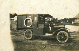 Automobile Camion Ancienne De Marque Type Modèle ? * Carte Photo * U.S. Croix Rouge Red Cross Militaria WW1 - Voitures De Tourisme