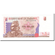 Billet, Zimbabwe, 5 Dollars, 1997, KM:5b, NEUF - Zimbabwe