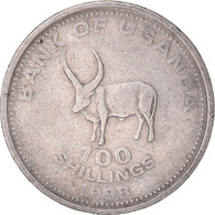 Monnaie, Ouganda, 100 Shillings, 1998, Royal Canadian Mint, TB+, Cupro-nickel - Ouganda