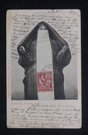 PORT SAÎD - Affranchissement Mouchon De Port Saïd Sur Carte Postale Pour Lyon En 1906 - L 127276 - Briefe U. Dokumente