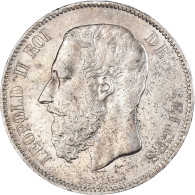 Monnaie, Belgique, Leopold II, 5 Francs, 5 Frank, 1870, Bruxelles, TTB, Argent - 5 Frank