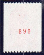 Liberté De Delacroix Roulette Rouge 2379a Numéro Rouge 890 - Roulettes