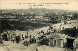 Montreuil Sous Bois * L'entrée Du Pays Par La Porte D'avron * Vue Générale * Attelage - Montreuil