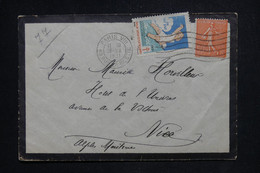 FRANCE - Vignette Contre La Tuberculose Sur Enveloppe De Paris En 1931 Pour Nice - L 127312 - Cartas & Documentos