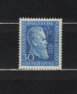 Germany BRD Bund 1951, Michel # 147, Wilhelm Röntgen **, MNH - Unused Stamps